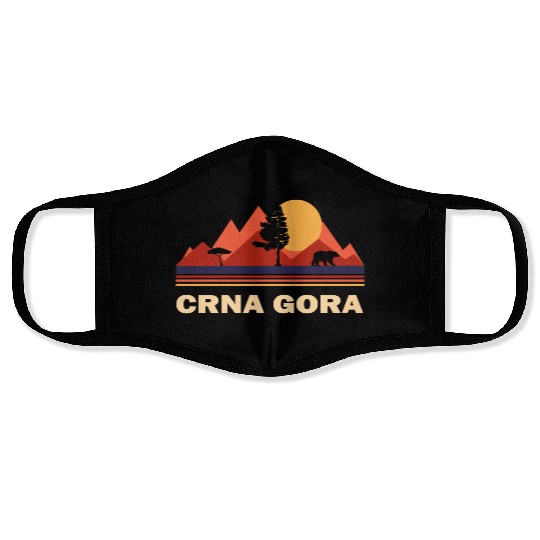 Montenegro Crna Gora Face Masks