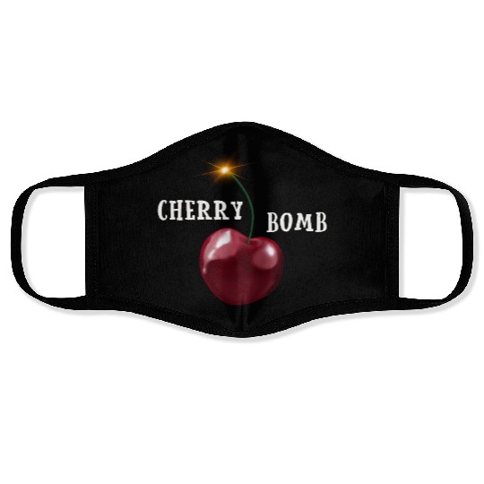 Cherry bomb big Face Masks
