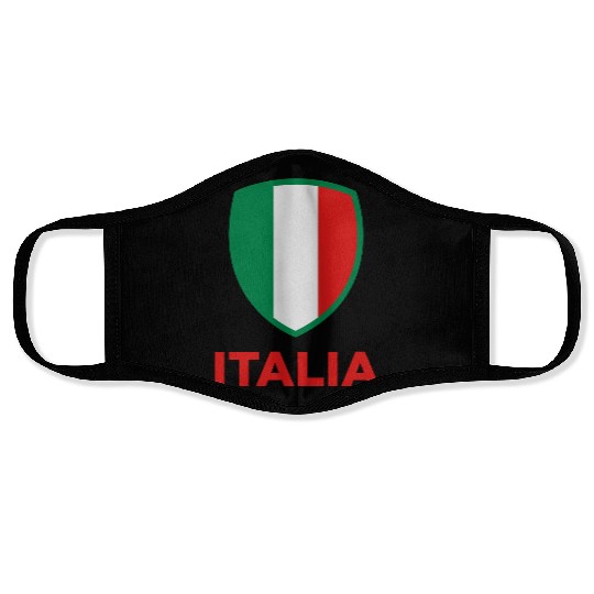 National Flag of Italy Face Masks