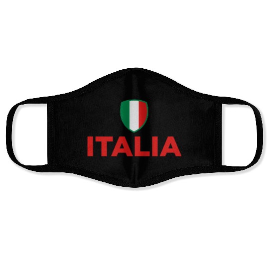 National Flag of Italy Face Masks