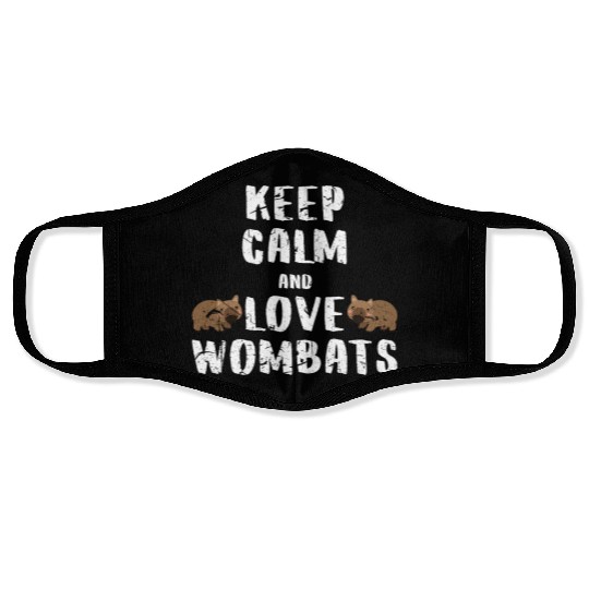 Wombat Love Face Masks