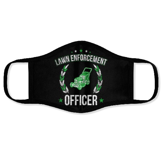 Lawn Mowing Lawn Face Masks