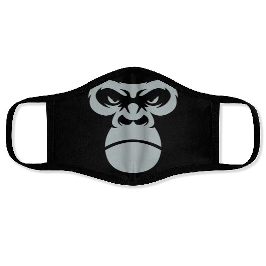 Big Gorilla Face Silverback Monkey Ape Gift Face Masks