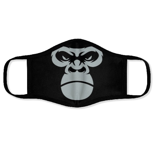 Big Gorilla Face Silverback Monkey Ape Gift Face Masks