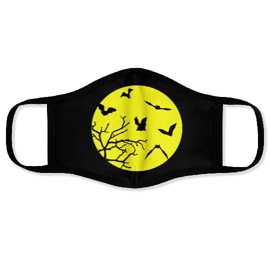 Halloween bats Face Masks