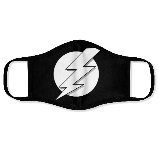 Lightning bolt Face Masks