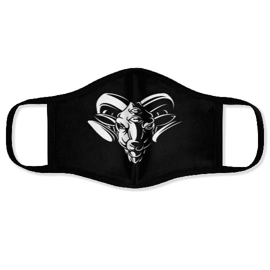 Dark Goat Baphomet - Satanic Lucifer Beelzebub Face Masks