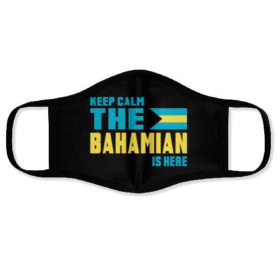 Keep Calm Bahamas Design / Gift Face Masks