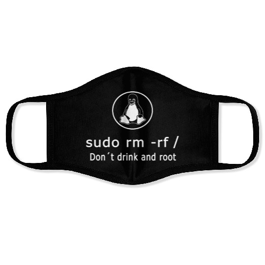 Linux Admin Programmer sudo rm rf / Face Masks