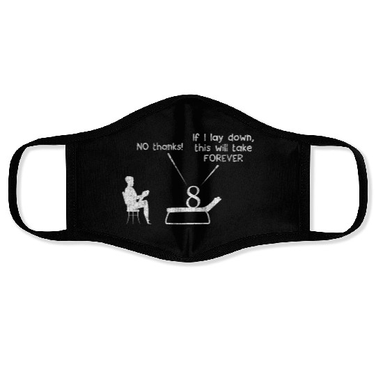 8 Eight Infinity Therapist Math Mathematics Meme Face Masks