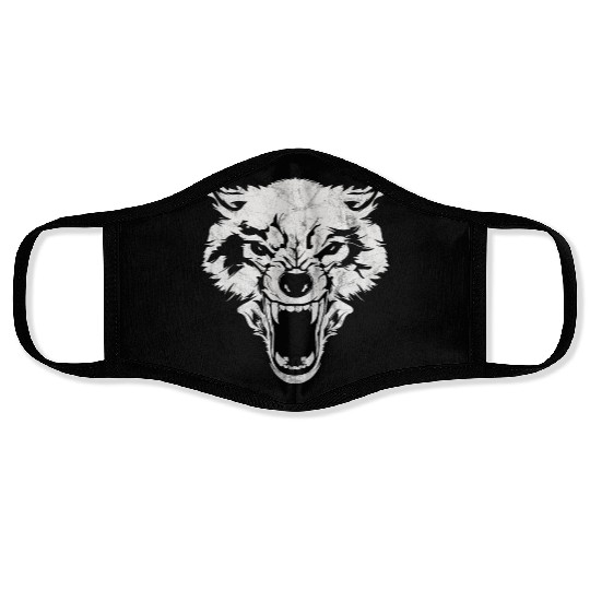 Wolf Worn Look Face Masks