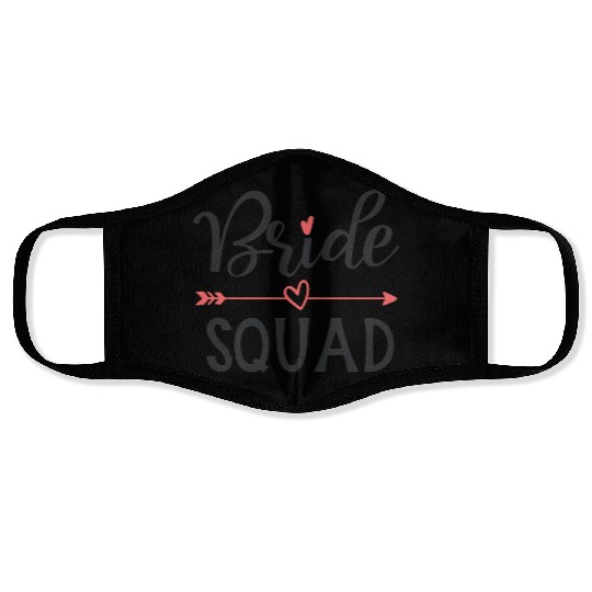 Bride Squad Face Masks