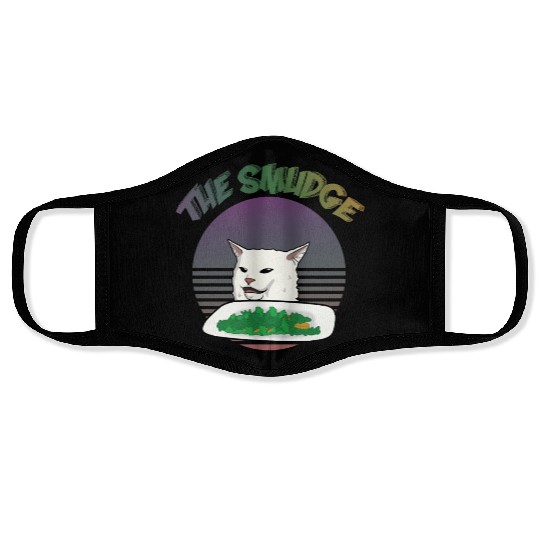 Smudge The Cat Meme Face Masks