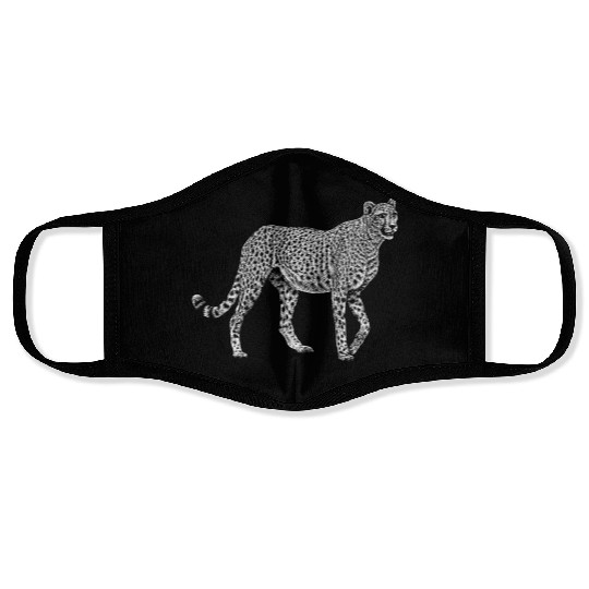 Cheetah Face Masks