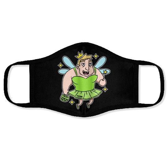 Tooth Fairy tales funny mouth Magic Kids Gift Face Masks
