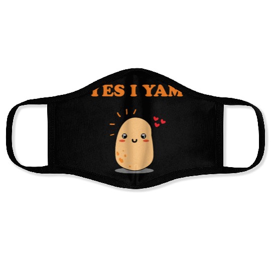 She Is My Sweet Potato Yes I Yam Couple Goals Face Masks