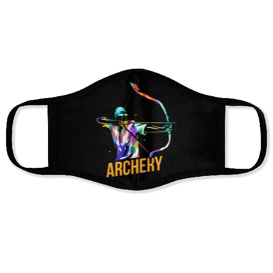 Bow Archery Longbow Gift Face Masks