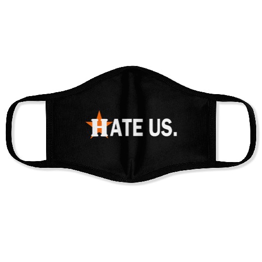 hate us houston astros Face Masks