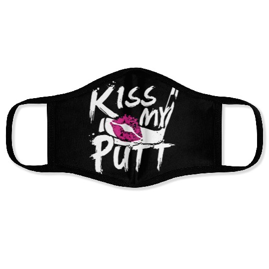 Kiss My Putt | Golf Face Masks