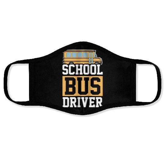 Bus Driver School Bus Face Masks