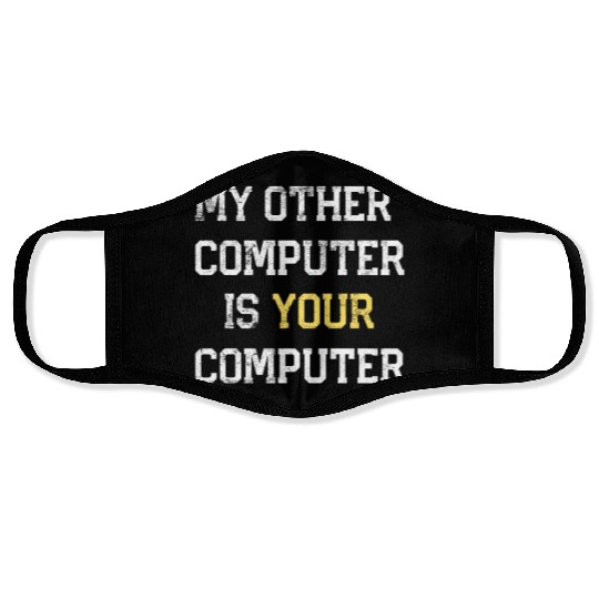 Hacker Hacking Programmer Linux Gift Hackers Face Masks
