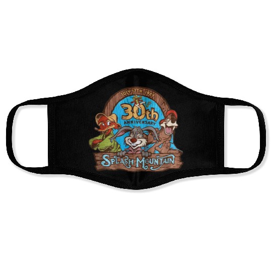 splash mountain Face Masks