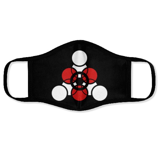 Mandala - Sacred Geometry - Music Face Masks