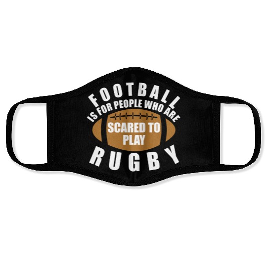 Scared To Play Rugby Face Masks