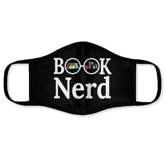 Book Nerd Face Masks