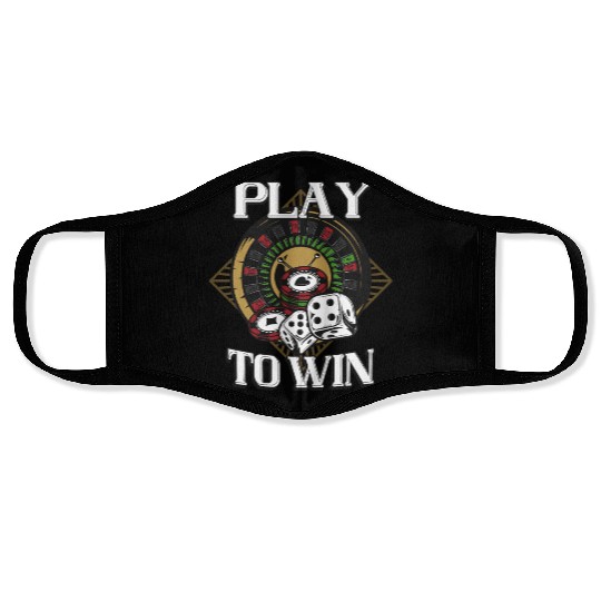 Play to Win Casino Player Face Masks