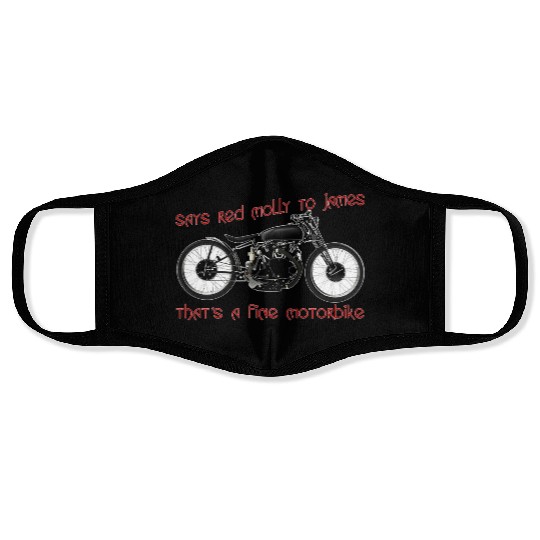 Says Red Molly to James Face Masks