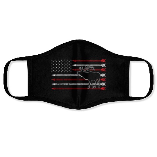 American Flag Elk Hunting Face Masks - Crossbow Hunting