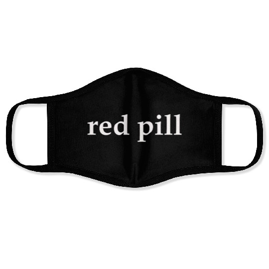 red pill - escape the matrix Face Masks