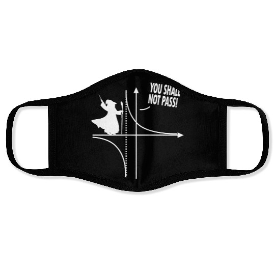 Math graphic math gift Face Masks