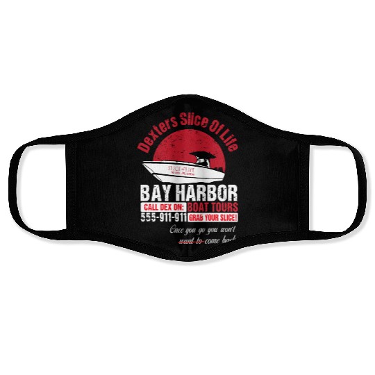 Cool Dexter Bay Harbor Boat Tours Face Masks
