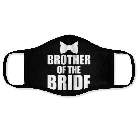 Cute Brother Of The Bride Wedding Gift Face Masks