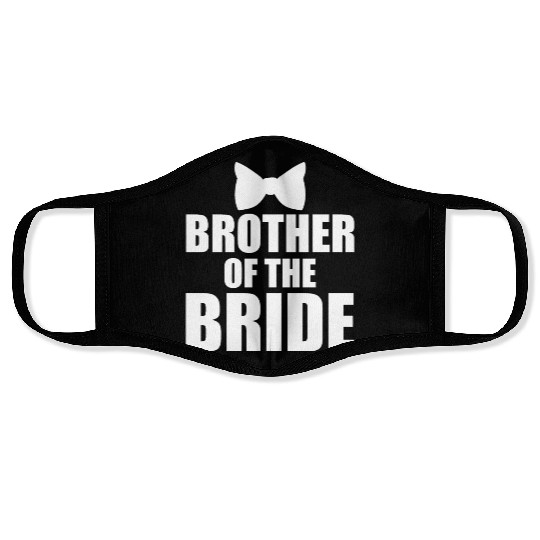 Cute Brother Of The Bride Wedding Gift Face Masks