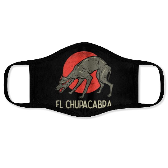 Chupacabra, Cryptid, Cryptozoology, Funny Chupacab Face Masks