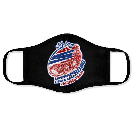 Motocross Racing Team Face Masks