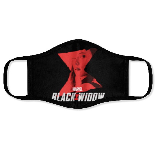 Marvel Black Widow Natasha Romanoff Hourglass Face Masks