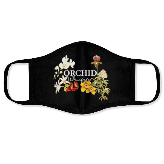 Orchid Whisperer Face Masks I Love Orchids Face Masks
