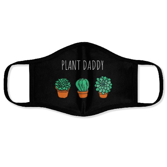 Plant Daddy Gardener Face Masks
