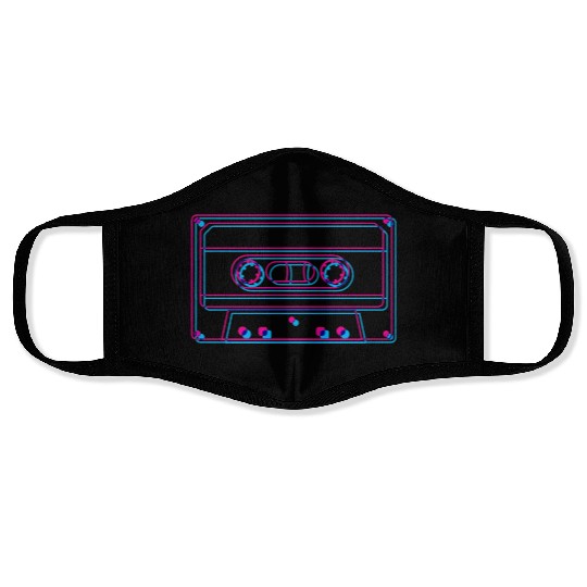 Synthwave Face Masks
