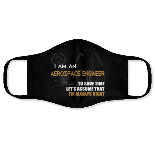 Aerospace Engineer Face Masks
