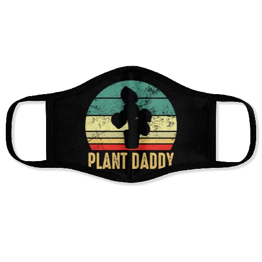 Plant Daddy Funny Gardening Houseplants Face Masks