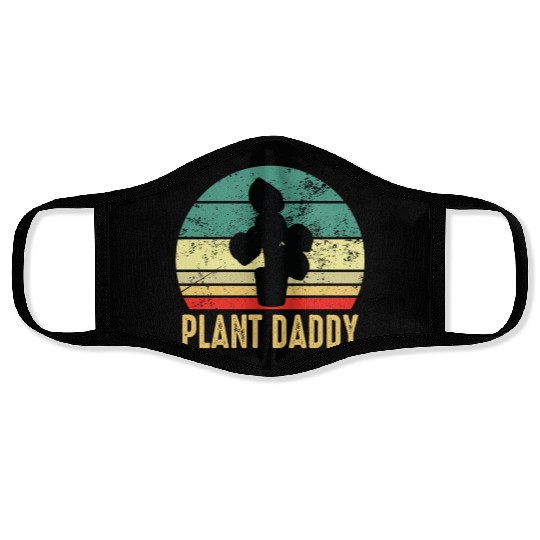 Plant Daddy Funny Gardening Houseplants Face Masks