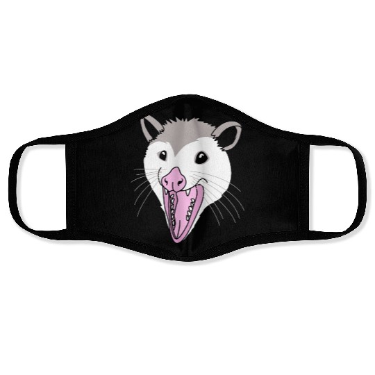 Possum Opossum Face Face Masks