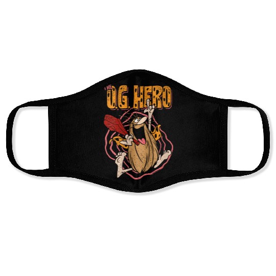 Captain Caveman Og Hero Gift Face Masks