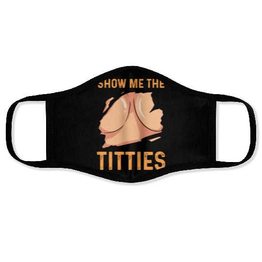 Titties Costume Festival Party Adult Humor LGBT Face Masks