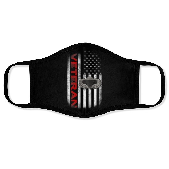 Vintage Flag US Paratrooper Airborne Division Army Face Masks